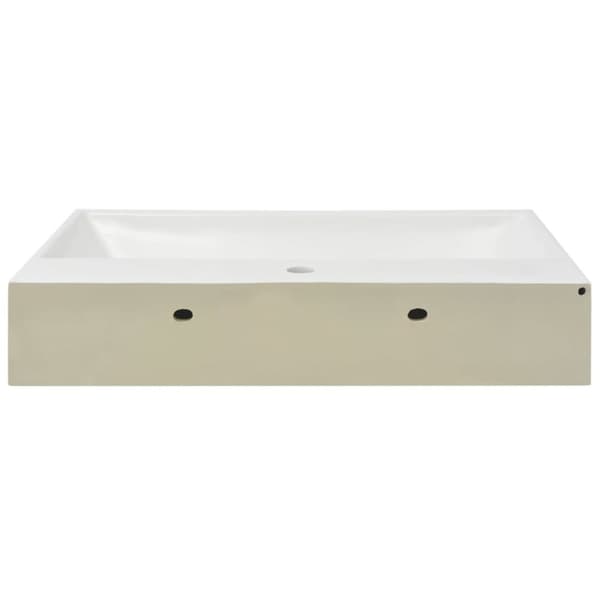 vidaXL håndvask med hul til vandhane keramik 76x42,5x14,5 cm hvid