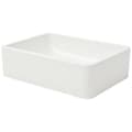 Miniatyrbillede 3 af 5: vidaXL håndvask rund keramik 41x30x12 cm hvid