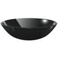 Miniatyrbilde 2 av 4: vidaXL Servant herdet glass 42 cm svart