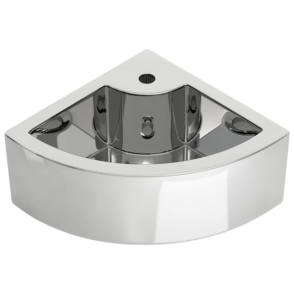 vidaXL Tvättställ med bräddavlopp 45x32x12,5 cm keramik silver