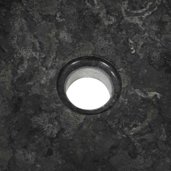 vidaXL Vask 40x12 cm marmor svart