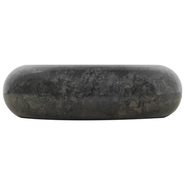 vidaXL Vask 40x12 cm marmor svart