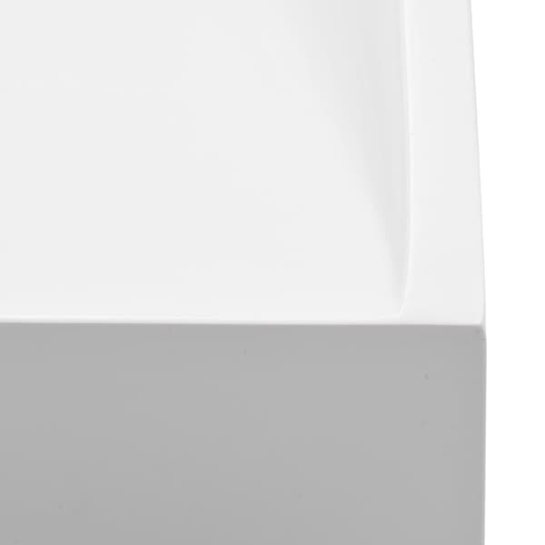 vidaXL håndvask 100 x 46 x 11 cm mineralstøbt/marmorstøbt hvid