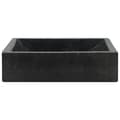 Miniatyrbilde 4 av 11: vidaXL Vask 45x30x12 cm marmor høyglans svart