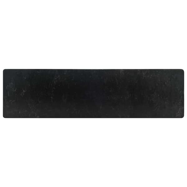 vidaXL håndvask 45x30x12 cm marmor sort højglans