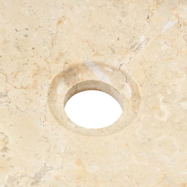 vidaXL Vask 40x12 cm marmor krem