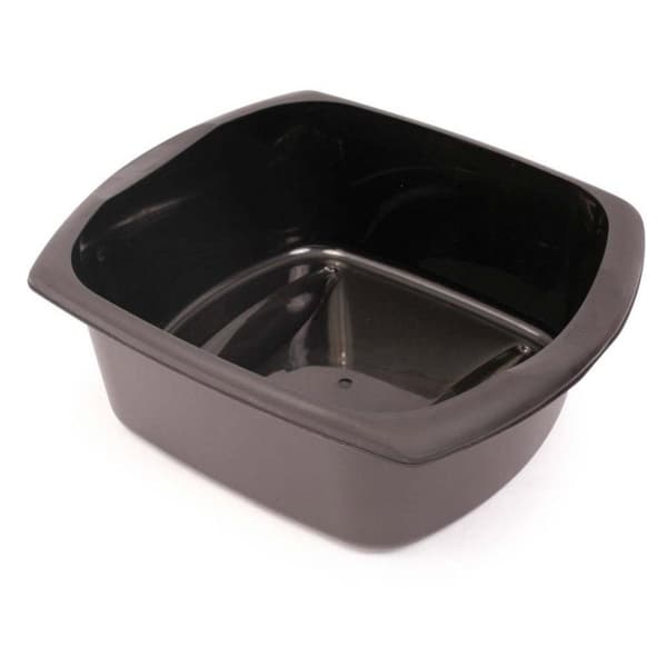 Addis Rectangular 9.5 Litre Washing Up Bowl Black 38 x 31.5 x 13.5cm