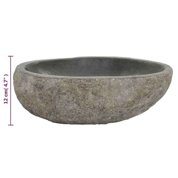 vidaXL Servant oval elvestein 29-38 cm
