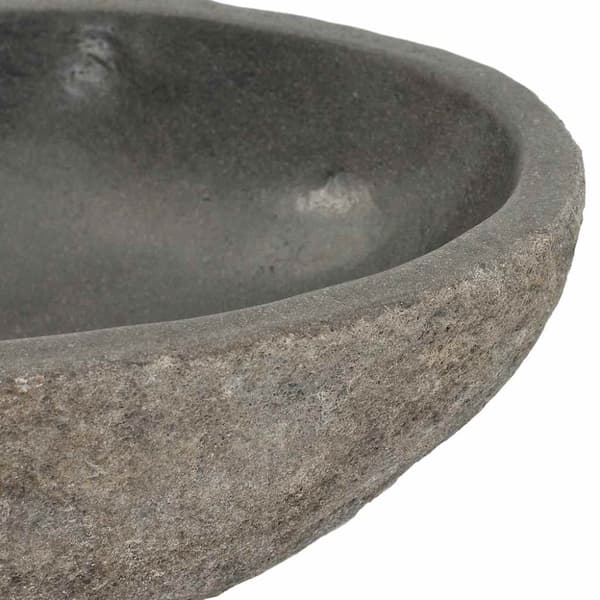 vidaXL Pesuallas jokikivi soikea (29-38)x(24-31) cm