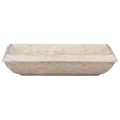 Miniatyrbilde 3 av 7: vidaXL Vask 50x35x10 cm marmor kremhvit
