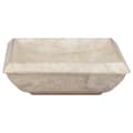 Miniatyrbilde 4 av 7: vidaXL Vask 50x35x10 cm marmor kremhvit
