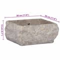 Miniatyrbilde 7 av 11: vidaXL Vask 30x30x13 cm marmor grå