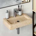 Miniatyrbilde 2 av 11: vidaXL Veggmontert vask kremhvit 38x24x6,5 cm marmor