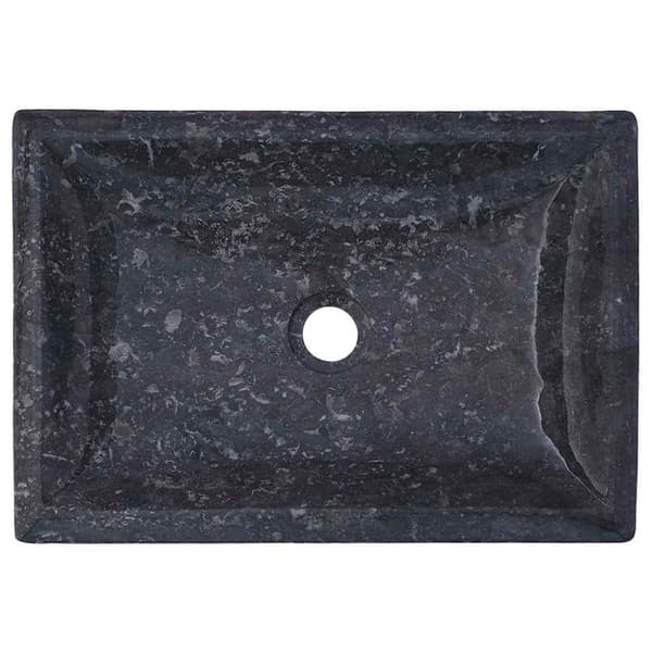 vidaXL håndvask 50x35x10 cm marmor grå