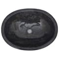 Miniatyrbilde 5 av 7: vidaXL Vask 53x40x15 cm marmor svart