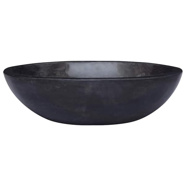 vidaXL Vask 53x40x15 cm marmor svart