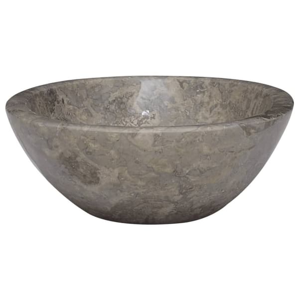 vidaXL Handfat grå 53x40x15 cm marmor