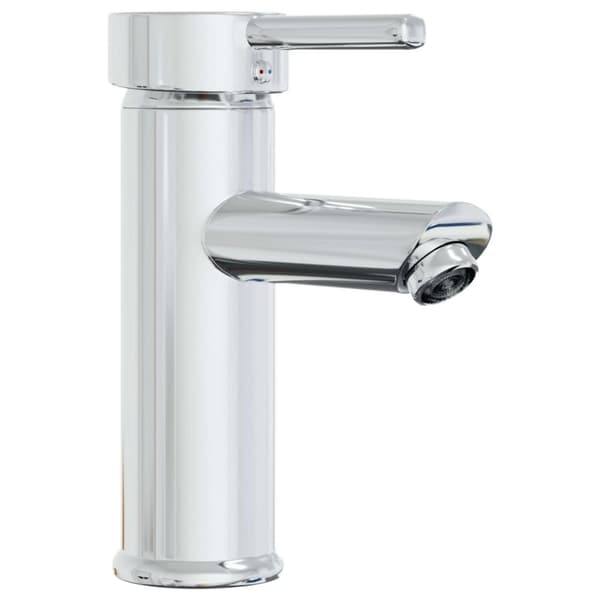 vidaXL Inbyggt handfat med blandare 81x39x18 cm keramik vit
