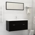 Miniatyrbild 1 av 11: vidaXL Inbyggt handfat med blandare 101x39x18 cm keramik vit