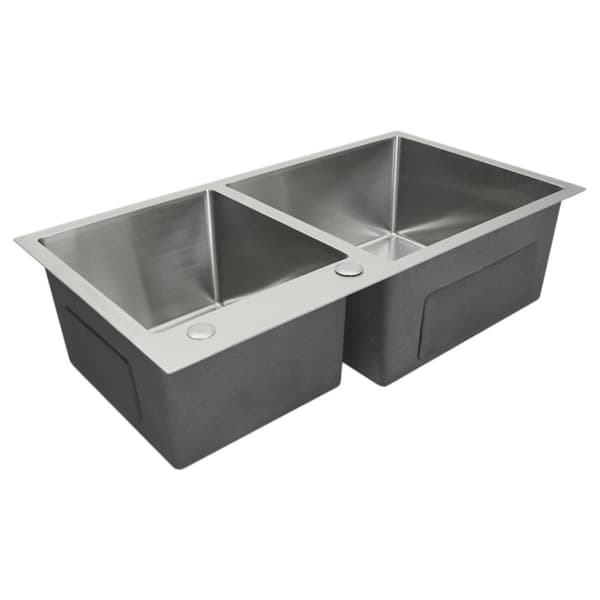 Dobbelt Vask I Rustfrit Stål | MonsterShop