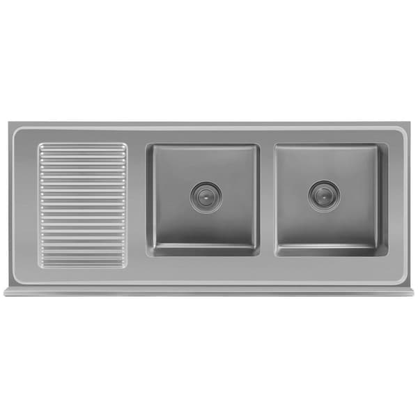 Royal Catering Diskbänkskåp - dubbelt - 140 cm