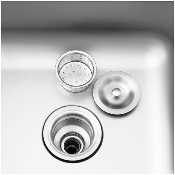 Royal Catering Diskbänksbord - 1 diskho - Royal Catering - Rostfritt stål - 500 x 400 x 240 mm