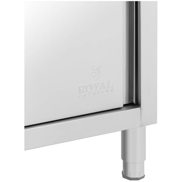 Royal Catering Diskbänksbord - 1 diskho - Royal Catering - Rostfritt stål - 400 x 400 x 300 mm