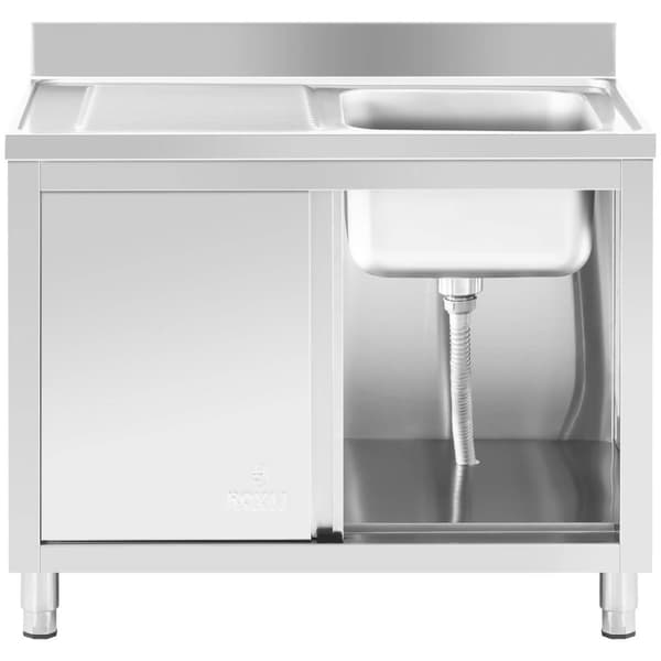 Royal Catering Diskbord - 1 diskho - Royal Catering - Rostfritt stål - 400 x 400 x 240 mm