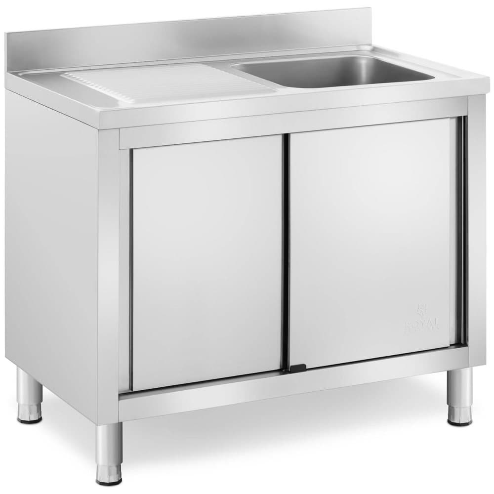 Royal Catering Diskbord - 1 diskho - Royal Catering - Rostfritt stål - 400 x 400 x 240 mm
