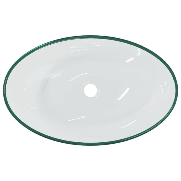 vidaXL Servant herdet glass 54,5x35x15,5 cm gjennomsiktig