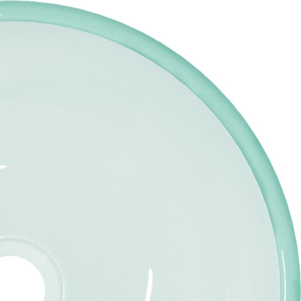 vidaXL Servant herdet glass 30x12 cm frostet