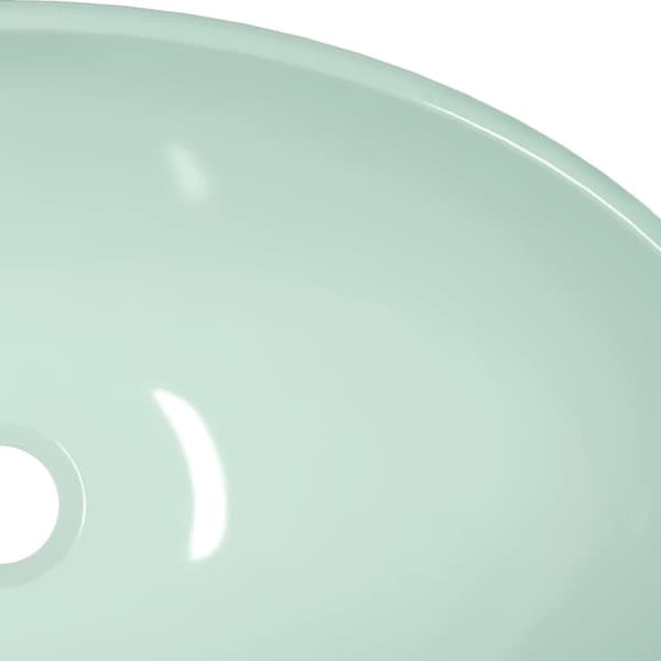 vidaXL Servant herdet glass 54,5x35x15,5 cm hvit