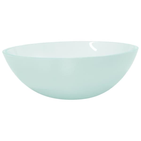 vidaXL Handfat glas 50x37x14 cm frostat