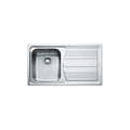 Miniatyrbild 1 av 3: Diskho - Franke - Logik Line lLX 611-L - Rektangulär - Inox - 1 fack - 50 cm djup