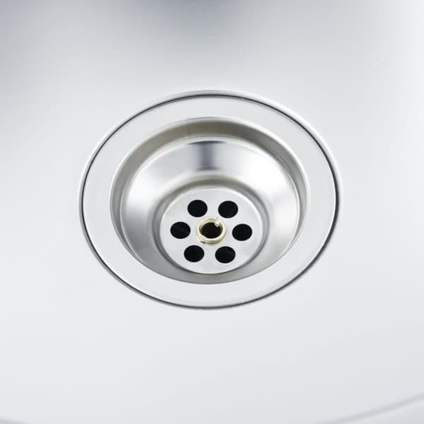 vidaXL Diskho med avrinningsyta silver 800x500x155 mm rostfritt stål -  Diskhoar