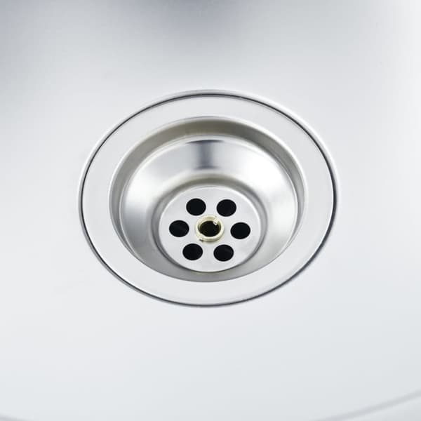 Diskhoar - Living Diskho med avrinningsyta silver 600x600x155 mm rostfritt stål