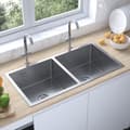 Pikkukuva 2 / 11: Keittiö- & tiskialtaat - Living Käsintehty keittiön tiskiallas ruostumaton teräs