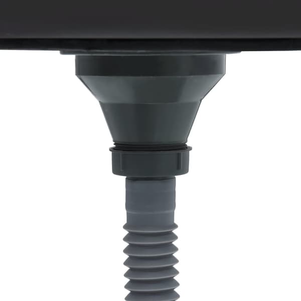 Køkkenvaske & arbejdsvaske - Living køkkenvask med afløbssæt 800x500x155 mm rustfrit stål sølv