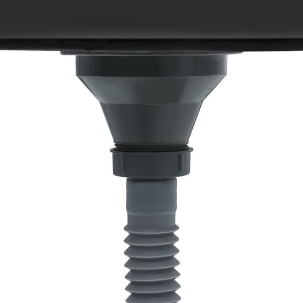 Køkkenvaske & arbejdsvaske - Living køkkenvask med afløbssæt 500x600x155 mm rustfrit stål sølv