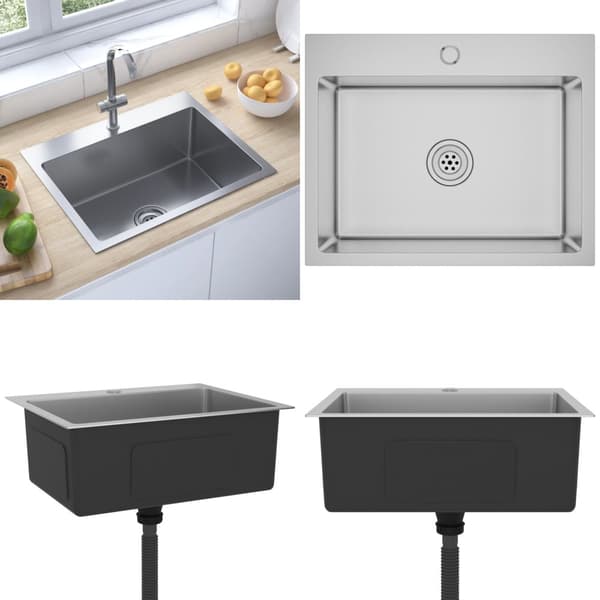 Håndlavet køkkenvask rustfrit stål - Håndlavet Køkkenvask - Håndlavede Køkkenvaske - Home & Living