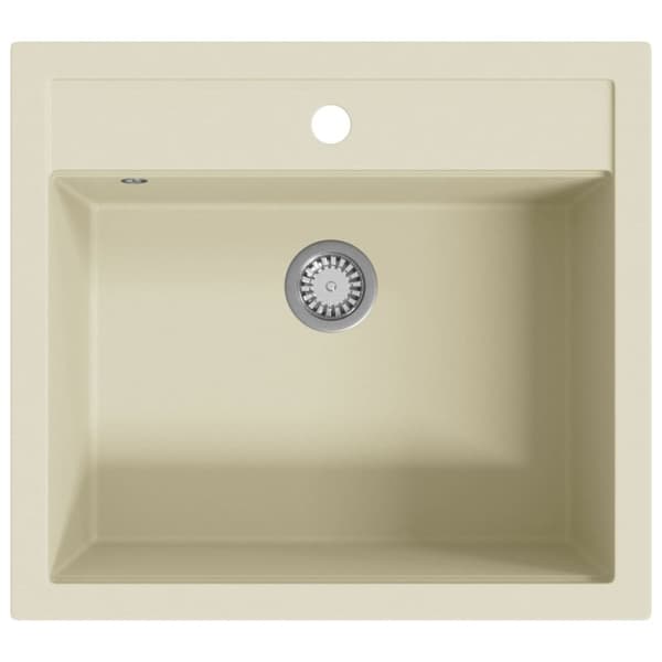 Køkkenvask granit enkelt vask beige - Køkkenvask - Køkkenvaske - Home & Living
