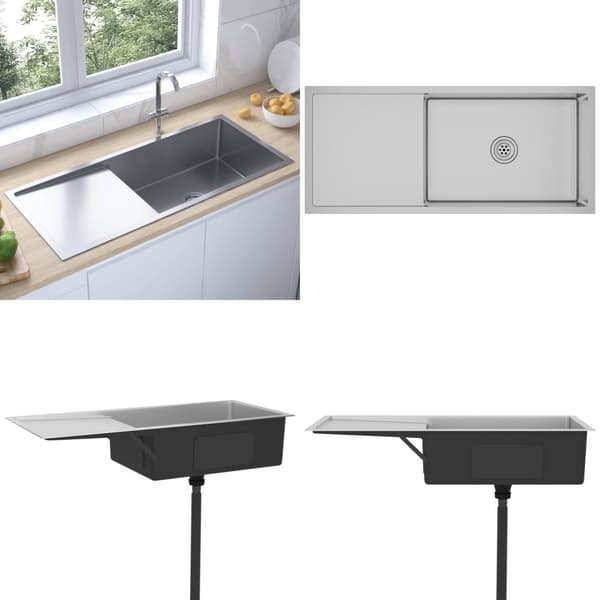 Håndlavet køkkenvask rustfrit stål - Håndlavet Køkkenvask - Håndlavede Køkkenvaske - Home & Living