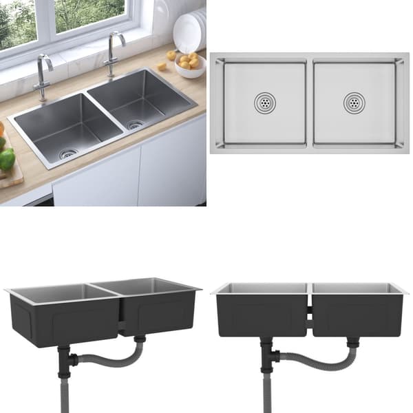 Håndlavet køkkenvask rustfrit stål - Håndlavet Køkkenvask - Håndlavede Køkkenvaske - Home & Living