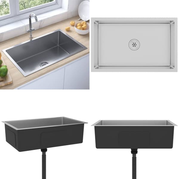 Håndlavet køkkenvask rustfrit stål - Håndlavet Køkkenvask - Håndlavede Køkkenvaske - Home & Living