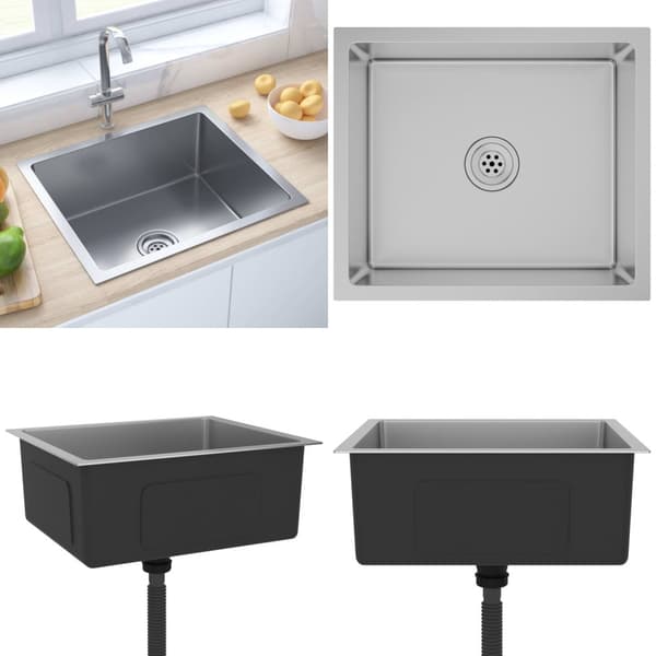 Håndlavet køkkenvask rustfrit stål - Håndlavet Køkkenvask - Håndlavede Køkkenvaske - Home & Living