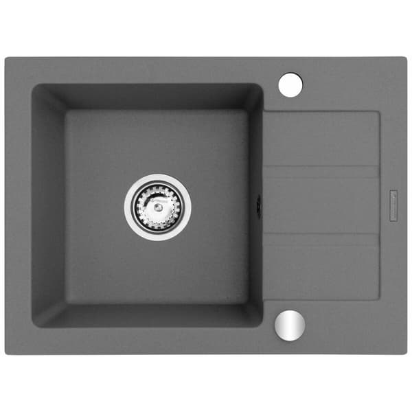 Vask med et rum Maidsinks 62 x 44 cm Grå