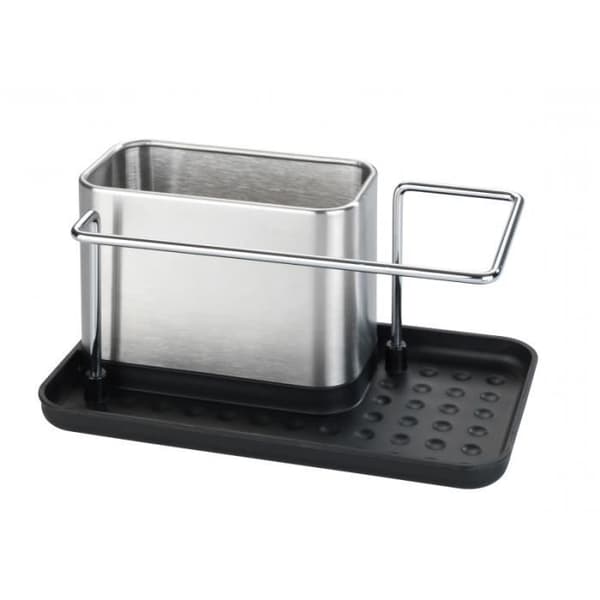 Orio Handfat i rostfritt stål - WENKO - Metall - Svart - 12 cm