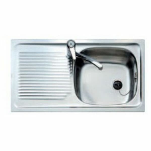 Enkelvask Teka E/50 1C1E.REVE 3010 Rustfritt stål
