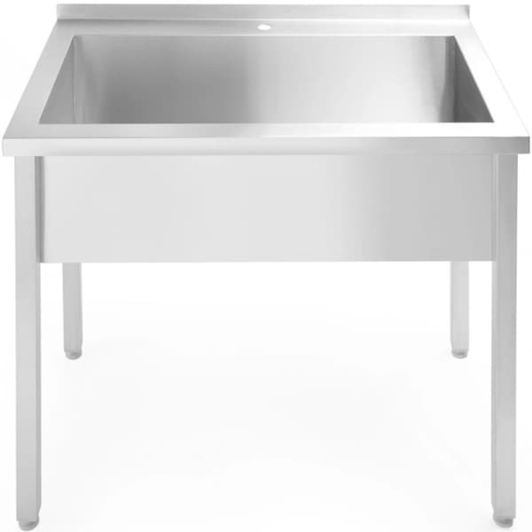 Single-skål catering pool Budget Line STÅL 800 x 600 x 850 cm - Hendi 811009