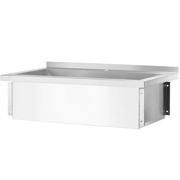 Single-skål catering pool Budget Line STÅL 1000 x 600 x 850 cm - Hendi 811023